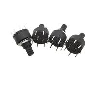 5/1Pcs SR16 16 MM Rotary Band Switch 1 Pole / 2 Pole 3/4 / 5/6 / 8 Position Handle Length 15MM Axis Band Switch NWPNLXEA(1 Pole 5,One Size)