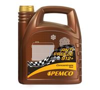 5 (1x5) Litre Pemco Antigel 912 + Antigel Concentré Rouge