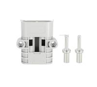 5/20/100Sets 50a Parking Air Conditioner Waterproof Connector 2p High Power Power Plug Vehicle Forklift Charging Plug NWPNLXEA(Male set,100 Sets)