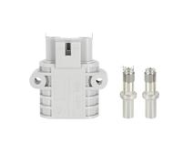 5/20/100Sets 50a Parking Air Conditioner Waterproof Connector 2p High Power Power Plug Vehicle Forklift Charging Plug NWPNLXEA(Female set,100 Sets)