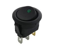 5/20 PCS ON/OFF Rond Interrupteur à bascule éclairé à LED Tableau de bord de voiture Dash Bateau Van 12 V 24 V/6 A 250 V/10 A 125 V 2/3/4 PIN Commutateur 20 mm (orange, 20 PCS)