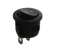 5/20 pièces interrupteur à bascule rond marche/arrêt LED éclairé tableau de bord de voiture tableau de bord bateau Van 12V 24V / 6A 250V / 10A 125V 2/3/4PIN interrupteur 20MM(Beige,5PCS)