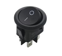 5/20 pièces interrupteur à bascule rond marche/arrêt LED éclairé tableau de bord de voiture tableau de bord bateau Van 12V 24V / 6A 250V / 10A 125V 2/3/4PIN interrupteur 20MM(Yellow,5PCS)