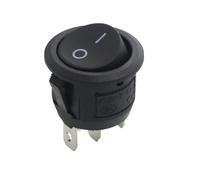 5/20 pièces interrupteur à bascule rond marche/arrêt LED éclairé tableau de bord de voiture tableau de bord bateau Van 12V 24V / 6A 250V / 10A 125V 2/3/4PIN interrupteur 20MM(Blue,20PCS)