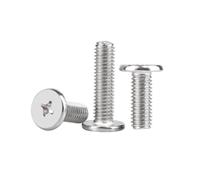 5-200 pièces M1.2/M1.4/M1.6/M2/M2.5/M3/M4/M5/M6/M8 petites vis de computer en acier inoxydable à tête mince et fessure cruciforme, M5x5mm