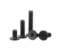 5-200 pièces M1.2/M1.4/M1.6/M2/M2.5/M3/M4/M5/M6/M8 petites vis de computer en acier inoxydable à tête mince et fessure cruciforme, M5x5mm
