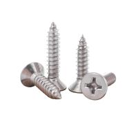 5-200 pièces M1-M8 acier inoxydable empreinte cruciforme tête fraisée vis autotaraudeuses, M2.2x16mm(200 pièces)