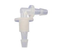 5~200 pièces M6 M8 G1/8 G1/2 filetage à 2-12mm PP cloison Union coude connecteurs écrou hexagonal Aquarium réservoir de poisson pompe air tuyau connecteur(4.8-M8-4.8,100pcs With Nuts)