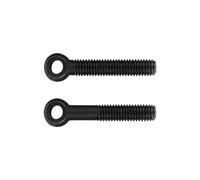 5-20pcs M6/M8/M10/M12 Boulons à oeil à filetage complet/demi en acier au carbone pour suspension de lampes, M12x110mm