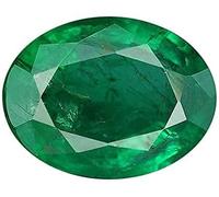 5,25 Ratti Astrologue Certifié Émeraude Zambienne/Panna (Émeraude brésilienne Panna) Pierre d'esprit naturelle certifiée originale Aaa ++ de qualité Aa++ - Pierre précieuse en vrac - B0D9DG55MRNAMZ