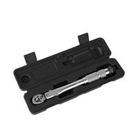 5-25N.m Micrometer Car Motorbike Disassembly Tool Professional Adjustable Torque Wrench 1/4'' Drive Spanner Hand 3/8Adapter,Robuste