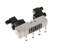 5/3 ISO 5599-1 Electrovanne de centre de pression 24V AC 2-10bar/28-140psi YPC