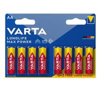 5+3 Piles Alcalines AA / LR6 Varta LongLife Max Power