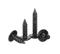 5-30pcs M3/M4/M5/M6 Vis auto-taraudeuse à grande tête plate à entaille croisée en acier inoxydable, M6x18mm