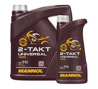 5 (4+1) Litres MANNOL Huile Moteur Universelle 2 Temps