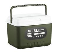 5.4 QT Compact Ice Coacher - Refroidisseur portable en plein air, coffre à glace thermique robuste | Boîte de rangement isolée durable, conservation du froid de longue durée pour le camping