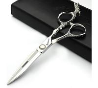 5.5/6 / 7/8 pouces professionnel coupe de cheveux set, acier inoxydable coupe de cheveux ciseaux pour salon de coiffure (Ciseaux de coupe 6 pouces)
