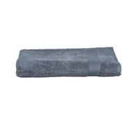 5 5 Drap de bain gris foncé 100 x 150