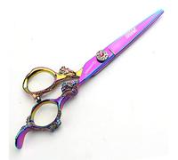 5,5 pouces et 6 pouces Violet Ciseaux de coiffure Barbier Cheveux Professionnel Ciseaux Hand-cutting et ciseaux à effiler
