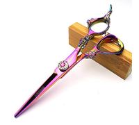 5,5 pouces et 6 pouces Violet Ciseaux de coiffure Barbier Cheveux Professionnel Ciseaux Hand-cutting et ciseaux à effiler