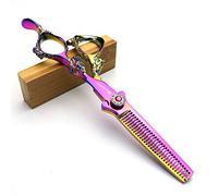 5,5 pouces et 6 pouces Violet Dragon Knight Professional japonais Cheveux Ciseaux Barber Ciseaux Set