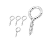 5-50 pièces 5-16 crochets à oeillet pour utilisation robuste en acier plaqué 1 2 petites vis à oeillet pour bijoux de bricolage (No.6 20pcs)