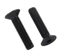 5-50pcs DIN7991 M1.6 M2 .5 M3 M4 M5 M6 M8 2-50mm 10.9 Grade en acier au carbone CSK fraisé plat à six pans creux vis tête Allen boulon(10mm,M1.6 50pcs)