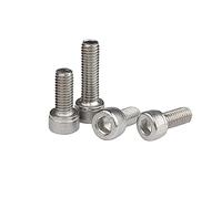 5-50pcs M1.4-M8 à six pans creux Vis à tête 304 en acier inoxydable Boulon DIN912, M3x5mm(50Pcs)