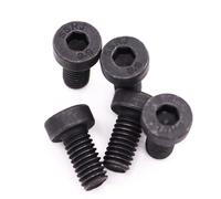 5-50pcs M2 .5 M3 M4 M5 M6 M8 Noir 304 Acier Inoxydable Allen Hexagone Boulon À Tête Ultra-mince Douille Hexagonale Vis Plate Ultra Mince(50mm,M6 10pcs)