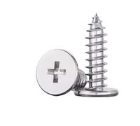 5/50pcs taille: M2-M8 CA304 vis à bois autotaraudeuses tête plate et fine en acier inoxydable(16mm,50pcs M2.6)