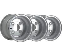 5.50x8 jante acier 4 goujons métrique 100mm PCD 60mm trou central 357kg (lot de 3)