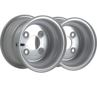 5.50x8 Jantes en acier 4 stud 4" PCD 66.7mm Centre Hole 357kgs Load (Set of 2)