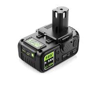 5.5Ah 18V Lithium-on Battery Replacement for Ryobi One+ Tools - Compatible withP108 P102 PBP005 & More