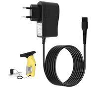 5.5V Chargeur pour Nettoyeur de Fenêtres pour Karcher, 5.5V 600mA Adaptateur Secteur Compatible avec Kärcher WV2, WV5 Premium, WV6, WV60, WV70, WV75, WV60 Plus, WV75 Plus,Chargeur de Remplacement 1.5m