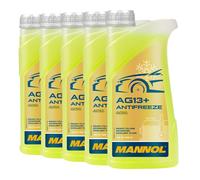 5 (5x1) Litre Mannol Antigel AG13 + Advanced Antigel Fertiggemisch 40°C )