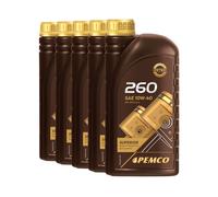 5 (5X1) Litres PEMCO SAE 10W-40 IDRIVE 260 Huile Moteur Classique