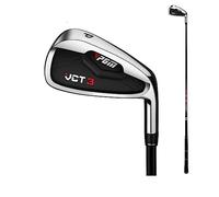 #5/#6/#7/#8/#9/#PW/#SW Fer de club de golf avec tige en carbone/acier - Fers de golf professionnels pour homme et femme - Droitier (avec tige en carbone, #PW)
