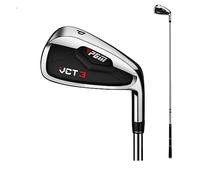 #5/#6/#7/#8/#9/#PW/#SW Fer de club de golf avec tige en carbone/acier - Fers de golf professionnels pour homme et femme - Droitier (avec tige en acier, #PW)