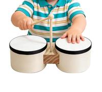 5+6 Inch Children's Bongo Drum Set - Kids Percussion Instrument for Ages 2-4 | Birthday Ğift for Boys Girls | Beginner Bongos Foř Parties Dance Class, Musical Toy