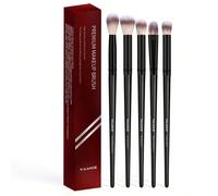 5/6 pièces Ensemble de pinceaux de maquillage professionnel, pinceau de fond de teint, pinceau de blush, pinceau de poudre libre, pinceau de contour, pinceau de highlighter, pinceau de correcteur, pin