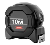 5/7.5/10m Steel Measuring Tape High Contrast Dark Easy Reading Fluorescent Tape Measure For Low Light Visibility Heavy Duty Accurate Measurement Tool