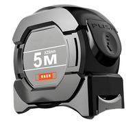 5/7.5/10m Steel Measuring Tape High Contrast Dark Easy Reading Fluorescent Tape Measure For Low Light Visibility Heavy Duty Accurate Measurement Tool