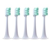 5/8/10 têtes de brosse à dents rechange, compatibles avec les brosses électriques soniques Xiaomi T300 et T500 (embouts souples)(5 green)