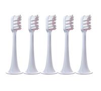 5/8/10 têtes de brosse à dents rechange, compatibles avec les brosses électriques soniques Xiaomi T300 et T500 (embouts souples)(5 pink)