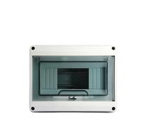 5/8/12/15/18/24Ways Household illumination Electrical Distribution Box MCB Junction Wire Box ABS+PC NWPNLXEA(HT-8 Ways)