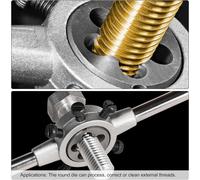 5/8""-24 UNEF Die Thread Straight Hand Round Machine Alloy Steel