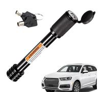 5/8 Car Trailer Lock Metal Lock American Style Trailer Tow Locks Black Dumbbell Type Safety Tow Hitch Locks | Carbon Steel Secure Pin, Weather-Resistant Towing Security with Keys