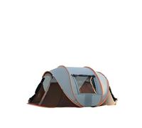 5-8 People Quick Opening Hand Throw Tent Waterproof Camping Boat Outdoor Fully Automatic Pop-up(Brown Small Size)
