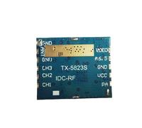 5.8G FPV VTX TX5823 MÃ³dulo Transmissor de Ãudio e VÃdeo 8CH 0-600MW Infinitamente AjustÃvel para Drone Corrida