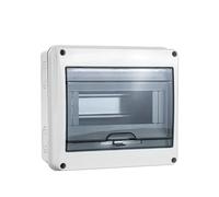 5/8Ways Waterproof Electrical Distribution Box with Copper Bar Circuit Breaker MCB Power Plastic Junction Wire Box,pratique